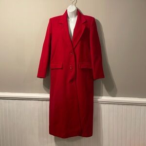 100% wool vintage london fog womens winter coat